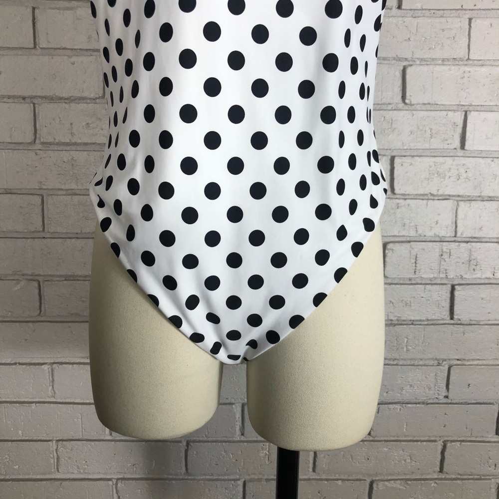 La Blanca Dot Goose Reversible One Piece Swimsuit - Picture 9 of 13